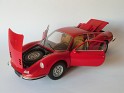1:18 - Hot Wheels Elite - Ferrari - Dino - 1968 - Rojo - Calle - 2